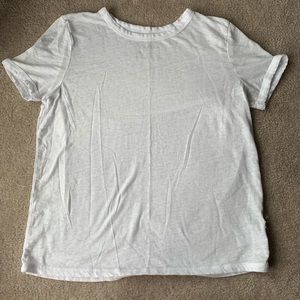 Plain white t-shirt